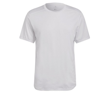 Men Designed 4 Running T-Shirt, White, A701_ONE, large image number 3