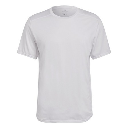 Men Designed 4 Running T-Shirt, White, A701_ONE, large image number 4