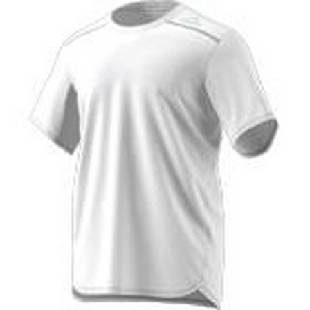 Men Designed 4 Running T-Shirt, White, A701_ONE, large image number 14