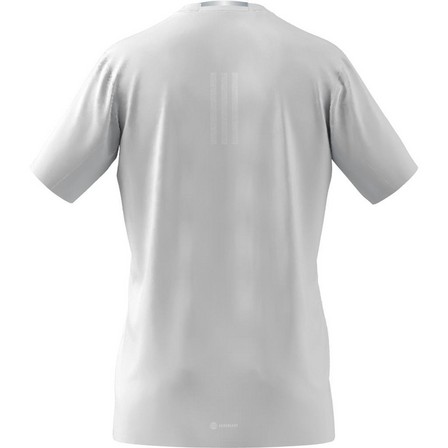 Men Designed 4 Running T-Shirt, White, A701_ONE, large image number 18