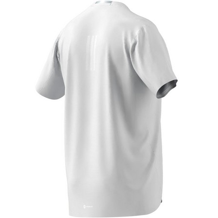 Men Designed 4 Running T-Shirt, White, A701_ONE, large image number 20