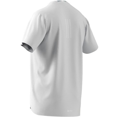Men Designed 4 Running T-Shirt, White, A701_ONE, large image number 26