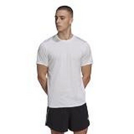 Men Designed 4 Running T-Shirt, White, A701_ONE, large image number 27