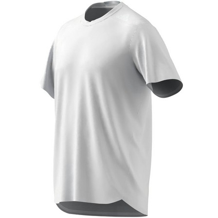 Men Designed 4 Running T-Shirt, White, A701_ONE, large image number 29