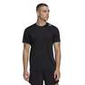 Men Designed 4 Running T-Shirt, Black, A701_ONE, thumbnail image number 8