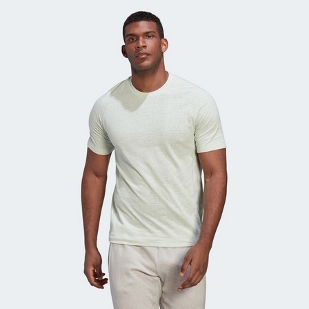 adidas - Male Yoga Training T-Shirt Linen Green