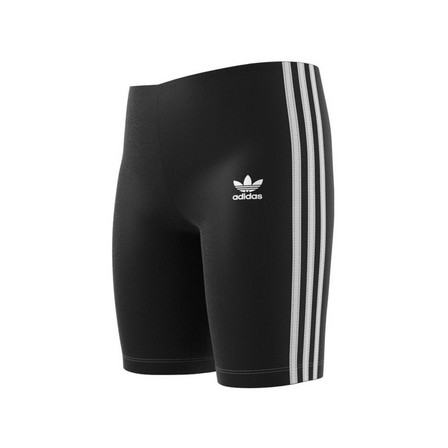Kids Girls Adicolor Cycling Shorts, Black, A701_ONE, large image number 12