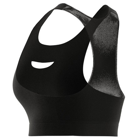 Women Powerimpact Luxe Training Medium-Support Bra, Black, A701_ONE, large image number 8