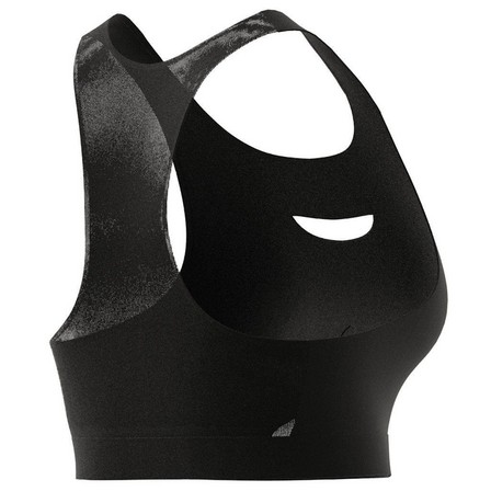 Women Powerimpact Luxe Training Medium-Support Bra, Black, A701_ONE, large image number 13