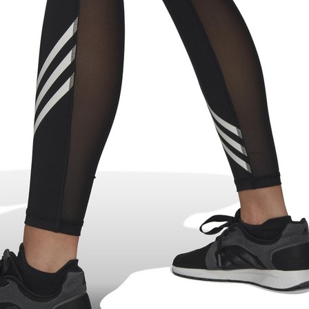 Women Techfit 3-Stripes Leggings, Black, A701_ONE, large image number 5