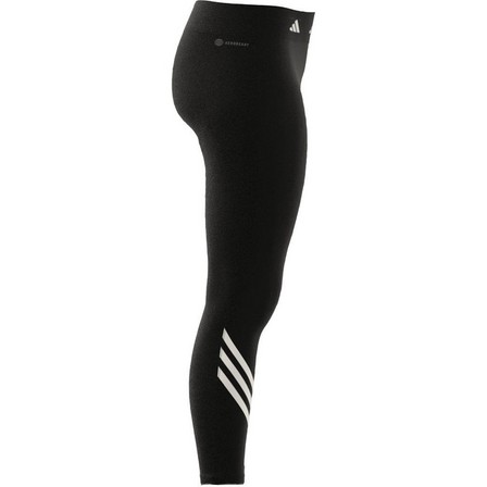 Women Techfit 3-Stripes Leggings, Black, A701_ONE, large image number 13