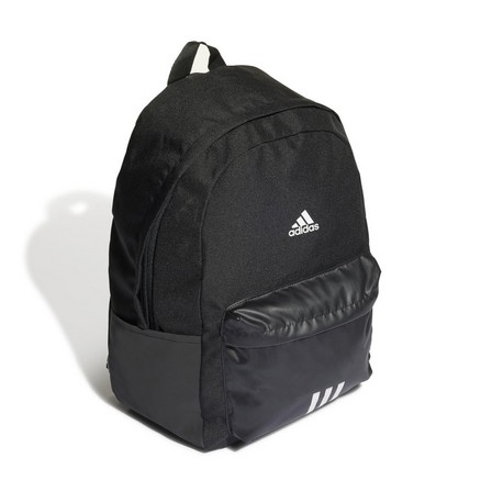 Unisex Classic Badge Of Sport 3-Stripes Backpack, Black, A701_ONE, large image number 1