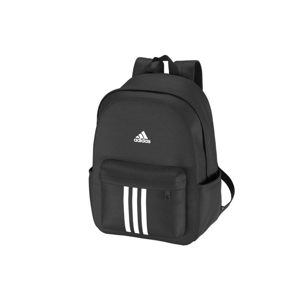 Men Classic Badge Of Sport 3-Stripes Backpack, Black, A701_ONE, large image number 8