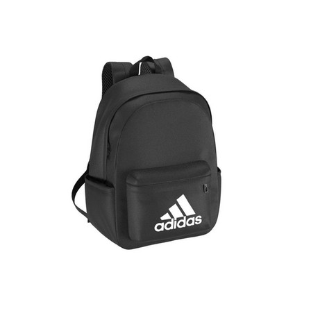 Unisex Adult Classic Badge Of Sport Backpack, Black, A701_ONE, large image number 6