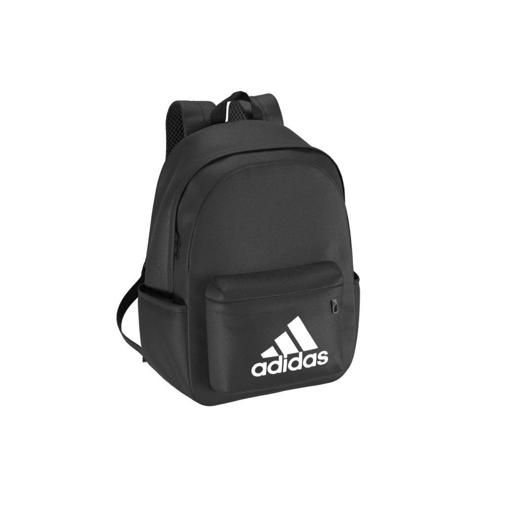 Unisex Adult Classic Badge Of Sport Backpack, Black, A701_ONE, large image number 6