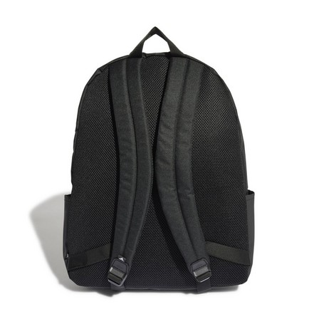 Unisex Classic 3-Stripes Horizontal Backpack, Black, A701_ONE, large image number 3