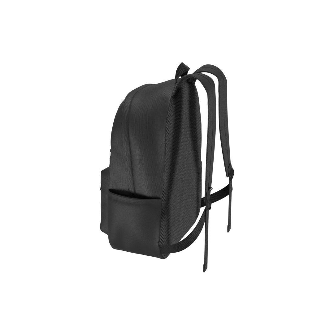 Unisex Classic 3-Stripes Horizontal Backpack, Black, A701_ONE, large image number 6