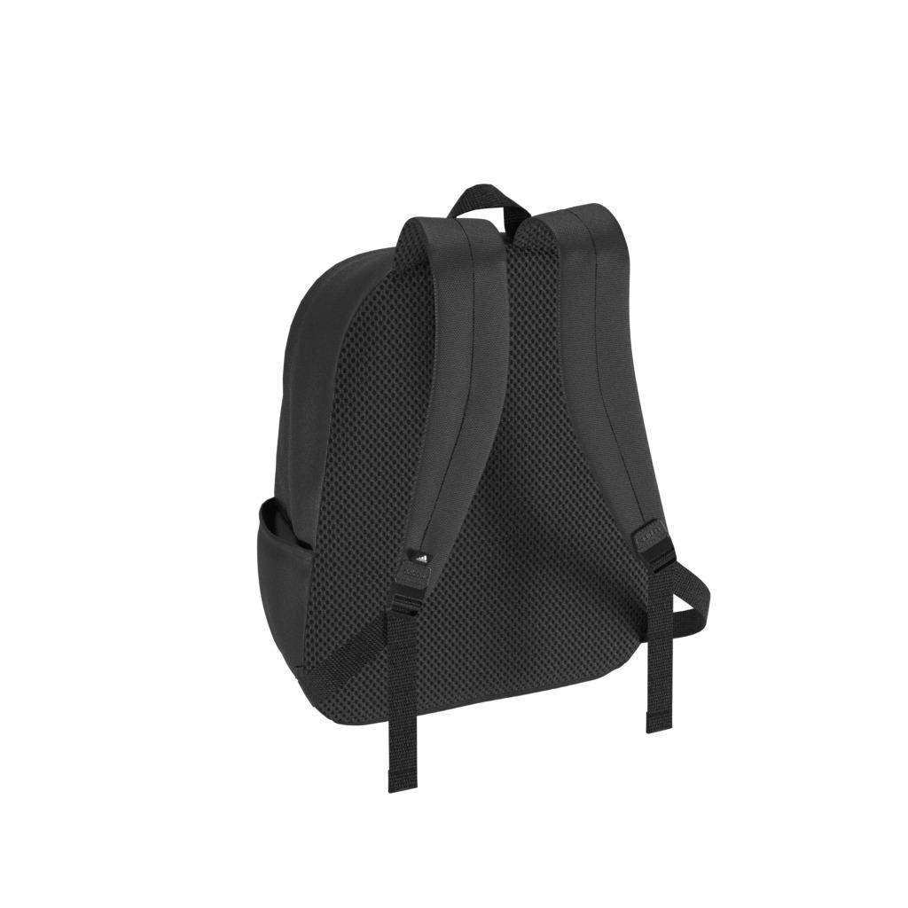 Unisex Classic 3-Stripes Horizontal Backpack, Black, , large image number 10