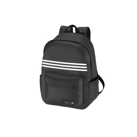 Unisex Classic 3-Stripes Horizontal Backpack, Black, A701_ONE, large image number 12
