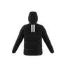 Men Bsc 3-Stripes Hooded Insulated Jacket, Black, A701_ONE, thumbnail image number 8