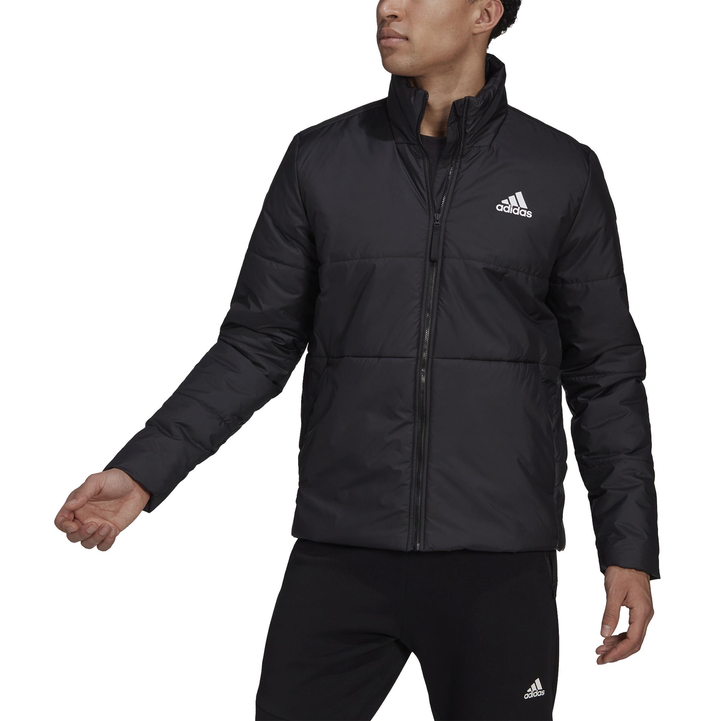 Men Bsc 3-Stripes Insulated Jacket, Black, A701_ONE, large image number 0