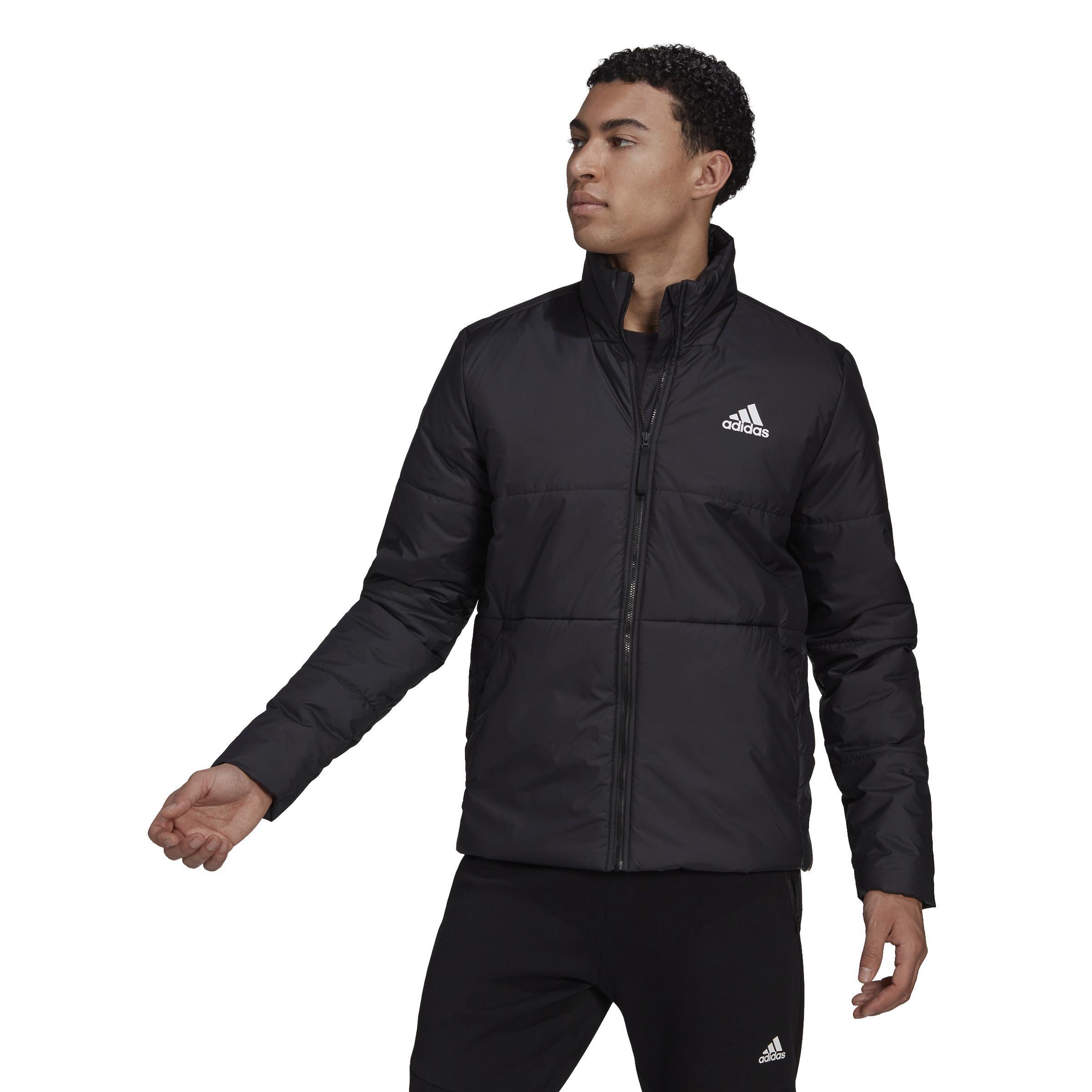 Men Bsc 3-Stripes Insulated Jacket, Black, A701_ONE, large image number 7