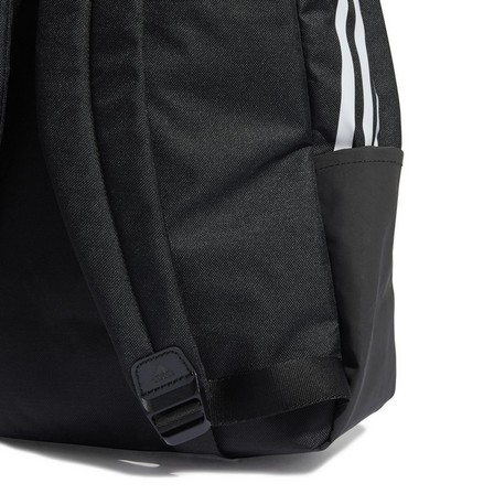 Unisex Classic 3-Stripes Backpack, Black, A701_ONE, large image number 4