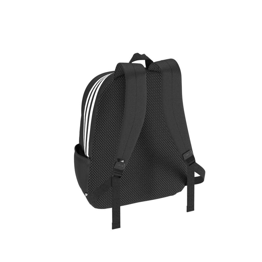 Unisex Classic 3-Stripes Backpack, Black, , large image number 6