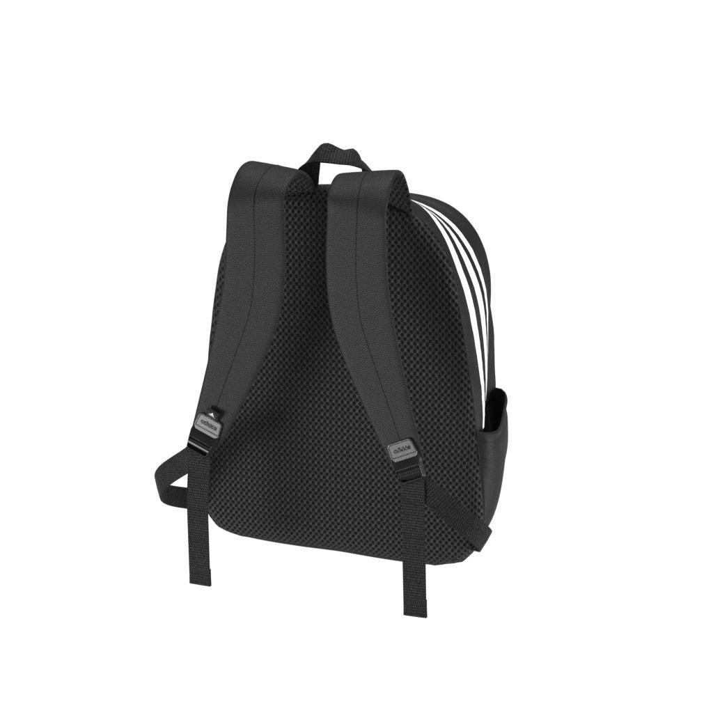 Unisex Classic 3-Stripes Backpack, Black, , large image number 9