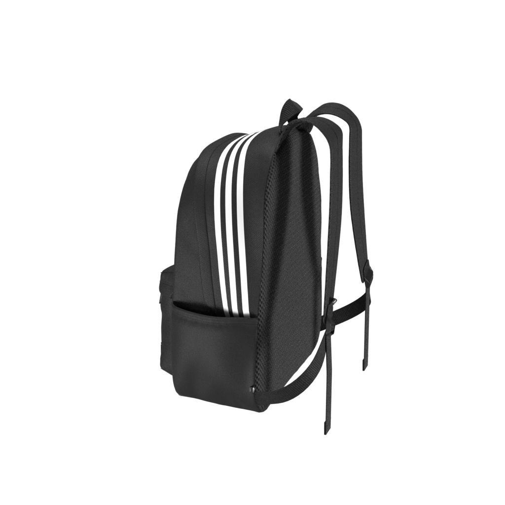 Unisex Classic 3-Stripes Backpack, Black, , large image number 10