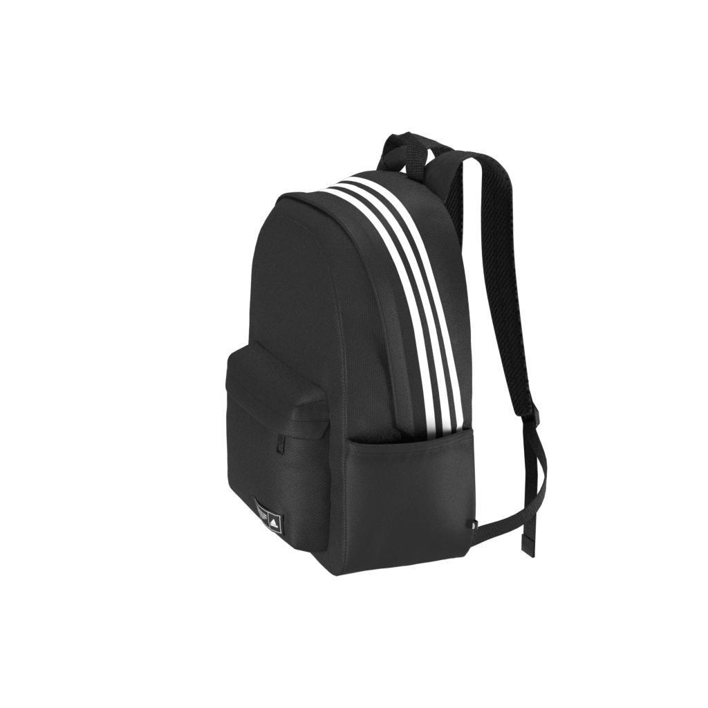 Unisex Classic 3-Stripes Backpack, Black, , large image number 11