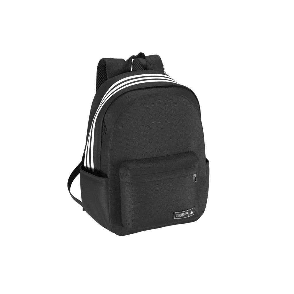 Unisex Classic 3-Stripes Backpack, Black, , large image number 13