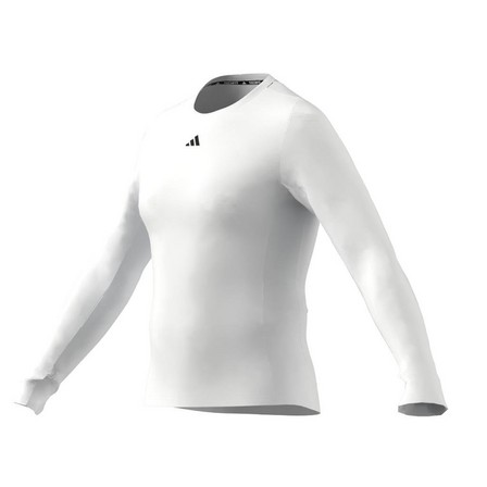 Men Techfit Training Long-Sleeve Top, White, A701_ONE, large image number 9