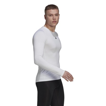 Men Techfit Training Long-Sleeve Top, White, A701_ONE, large image number 11