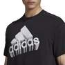 adidas - Unisex Essentials Brand Love Logo T-Shirt, Black