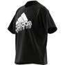 adidas - Unisex Essentials Brand Love Logo T-Shirt, Black