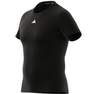 Male Techfit Training T-Shirt Black, A701_ONE, thumbnail image number 7