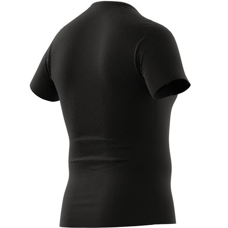 Male Techfit Training T-Shirt Black, A701_ONE, large image number 12