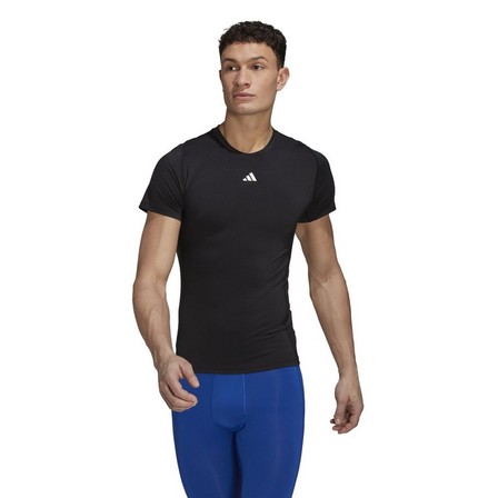 Male Techfit Training T-Shirt Black, A701_ONE, large image number 14