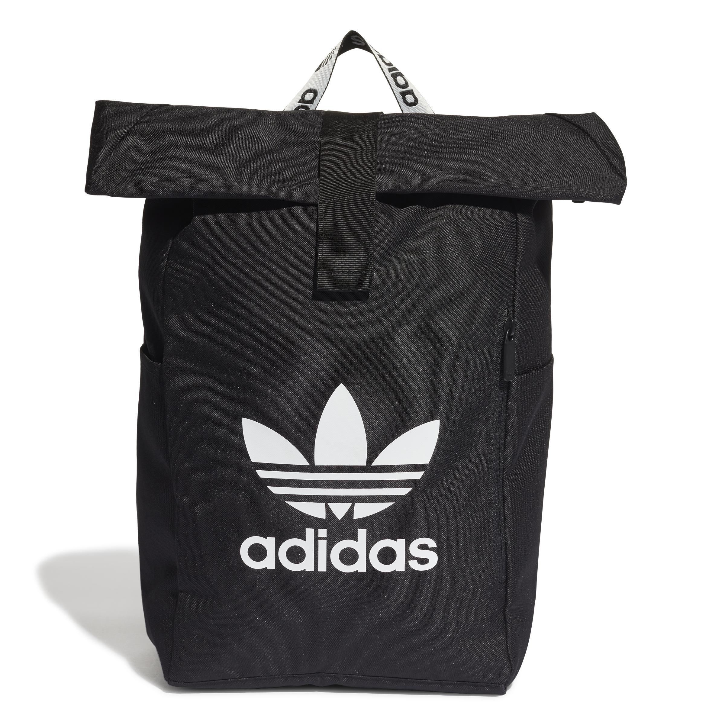 Unisex Adicolor Classic Roll-Top Backpack, Black, , large image number 0