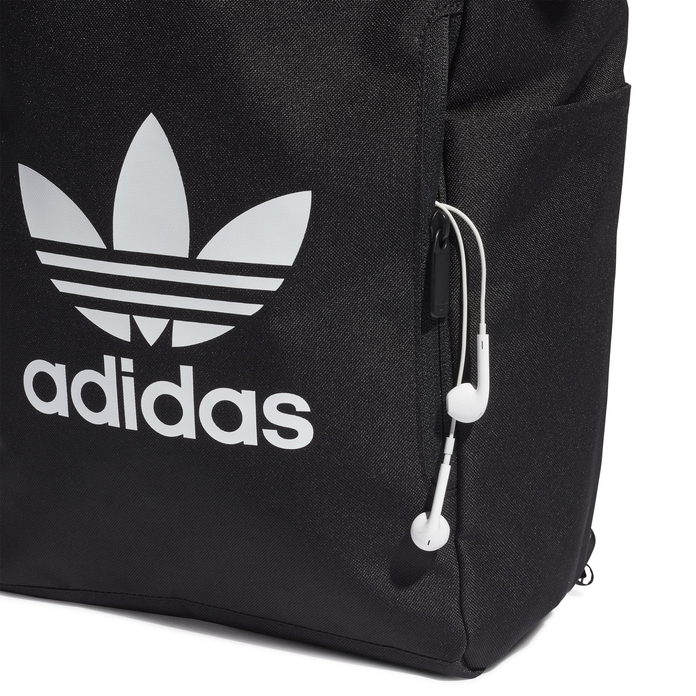 Unisex Adicolor Classic Roll-Top Backpack, Black, , large image number 4