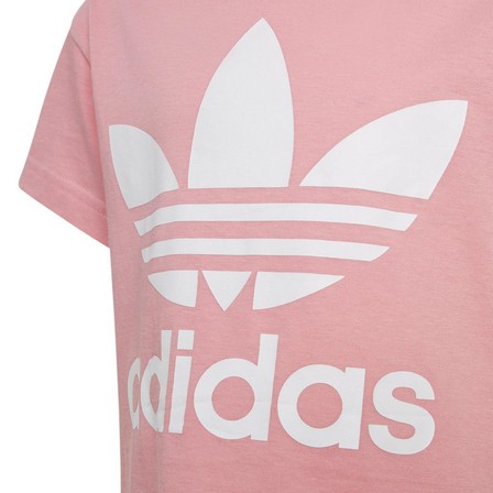 Unisex Kids Adicolor Trefoil T-Shirt, Pink, A701_ONE, large image number 5