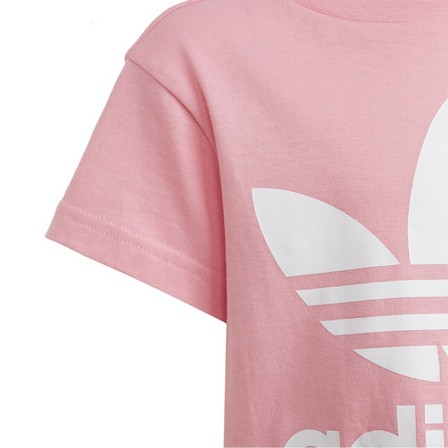 Unisex Kids Adicolor Trefoil T-Shirt, Pink, A701_ONE, large image number 6