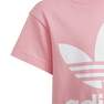 Unisex Kids Adicolor Trefoil T-Shirt, Pink, A701_ONE, thumbnail image number 6