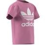 Unisex Kids Adicolor Trefoil T-Shirt, Pink, A701_ONE, thumbnail image number 10