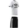 Kids Unisex Adicolor Shorts And Tee Set, White, A701_ONE, thumbnail image number 6