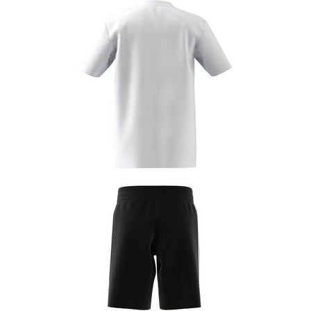 Kids Unisex Adicolor Shorts And Tee Set, White, A701_ONE, large image number 10
