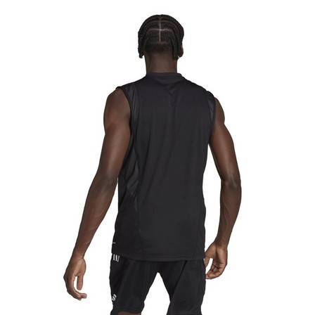Men Tiro 23 Competition Sleeveless Jersey, Black, A701_ONE, large image number 3