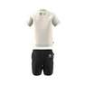 adidas - Unisex Infant Graphic Collab Shorts And Tee Set Beige