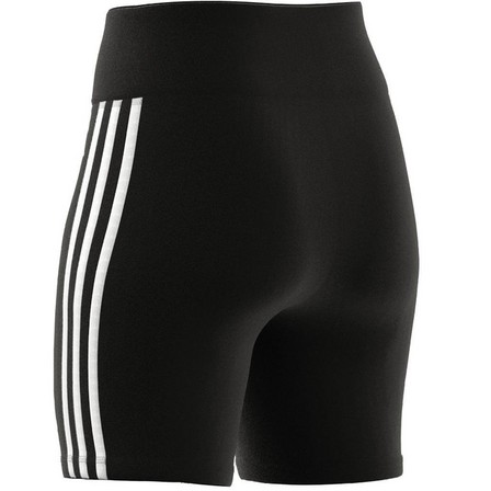 Women Training Essentials 3-Stripes Short Leggings, Black, A701_ONE, large image number 13